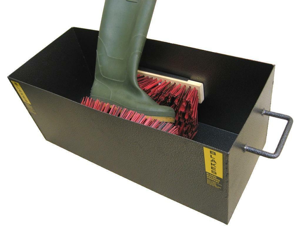 Blakes Boot Bath C/W 3 Nylon Brush Heads Safety Signs UK Ltd